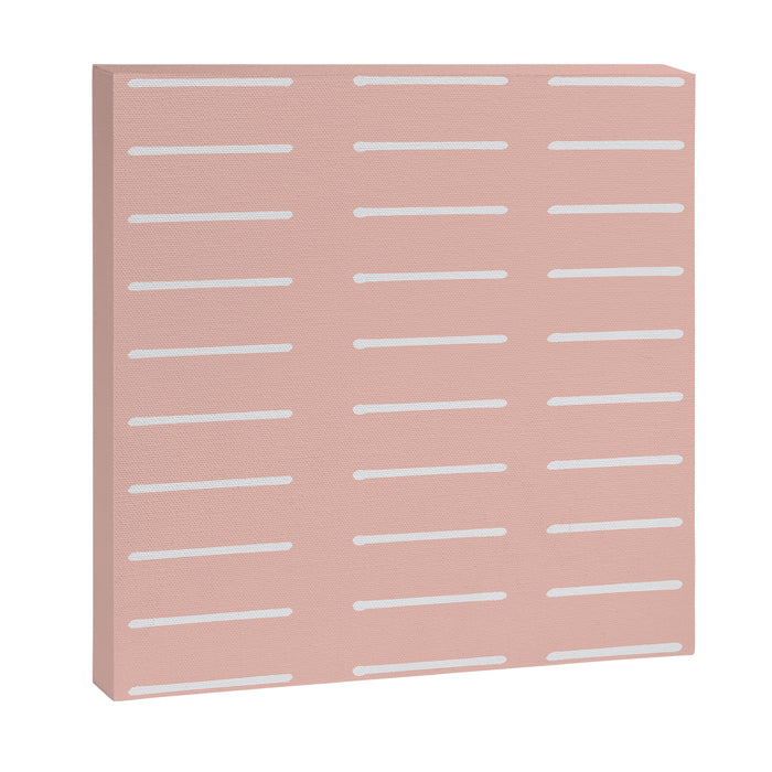 Mudcloth (Blush) Canvas Print Gallery Image 1