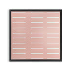 Mudcloth (Blush) Framed Canvas Print Gallery Image 3