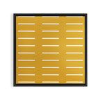 Mudcloth (Mustard Yellow) Framed Canvas Print Gallery Image 3