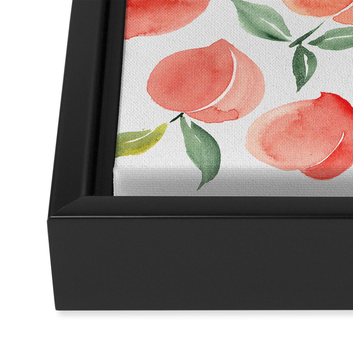 peaches Framed Canvas Print Gallery Image 3