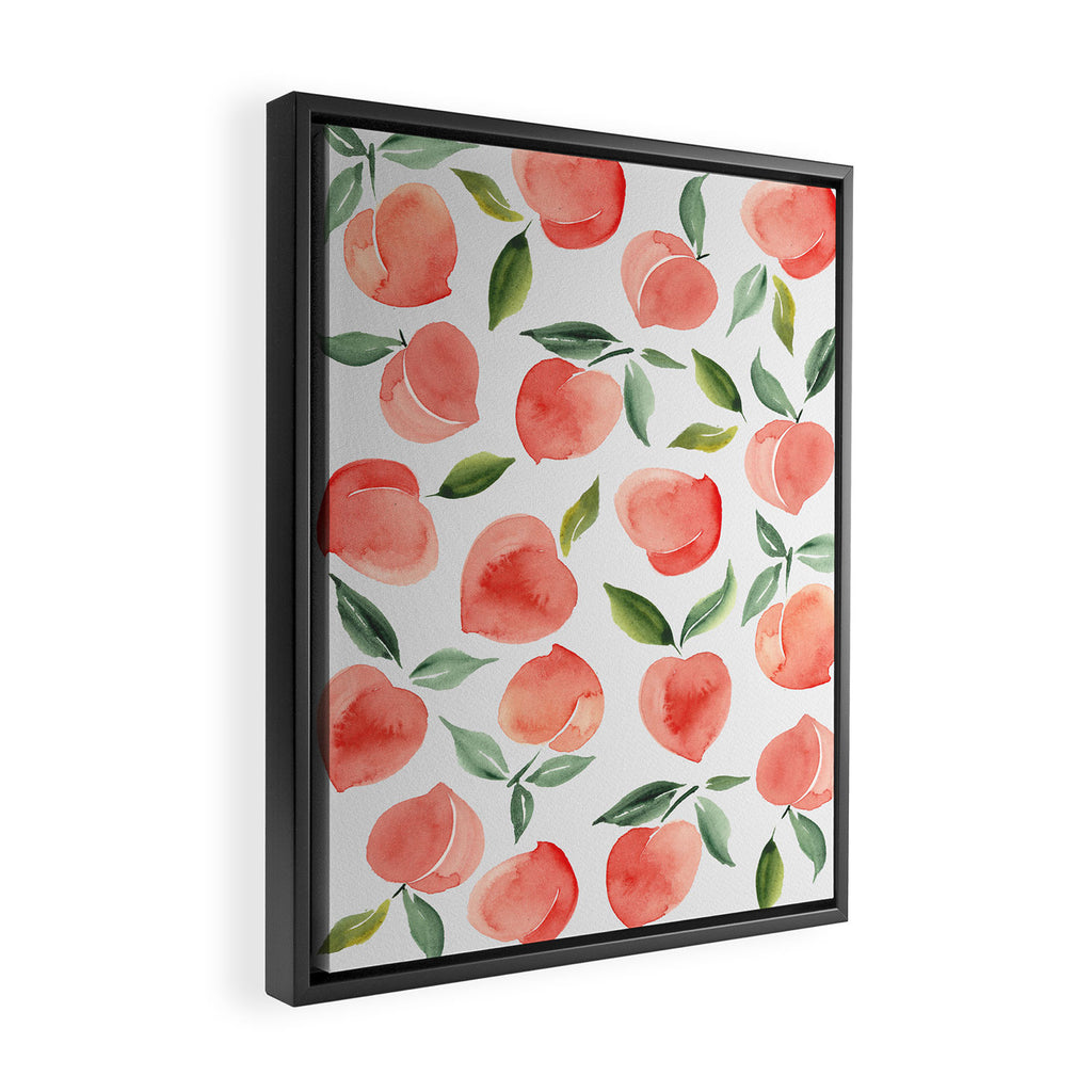 peaches Framed Canvas Print Gallery Image 2