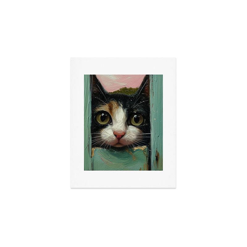 Peeping Art Print Gallery Image 1