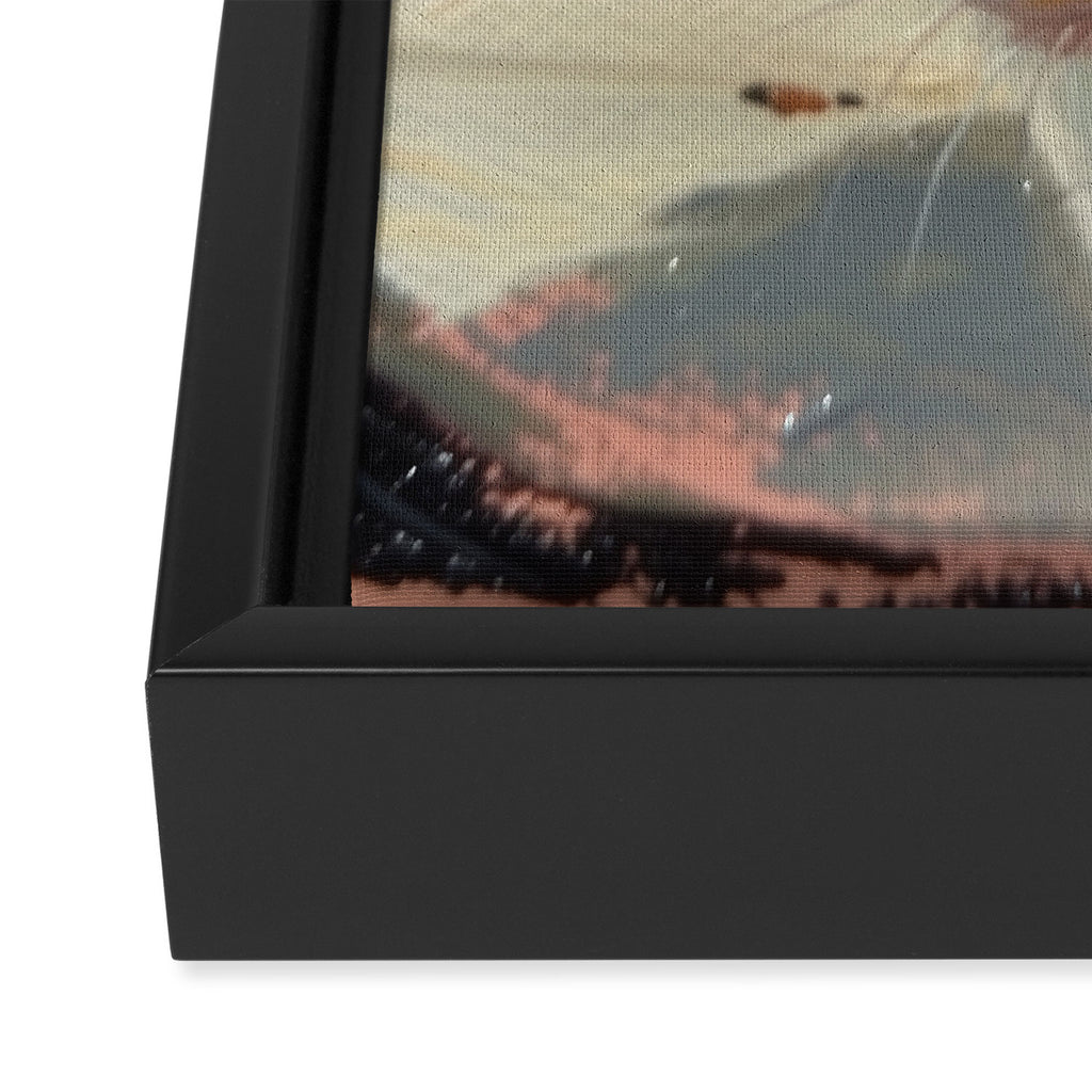 Peeping II Framed Canvas Print Gallery Image 3