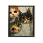 Peeping III Framed Canvas Print Gallery Image 6