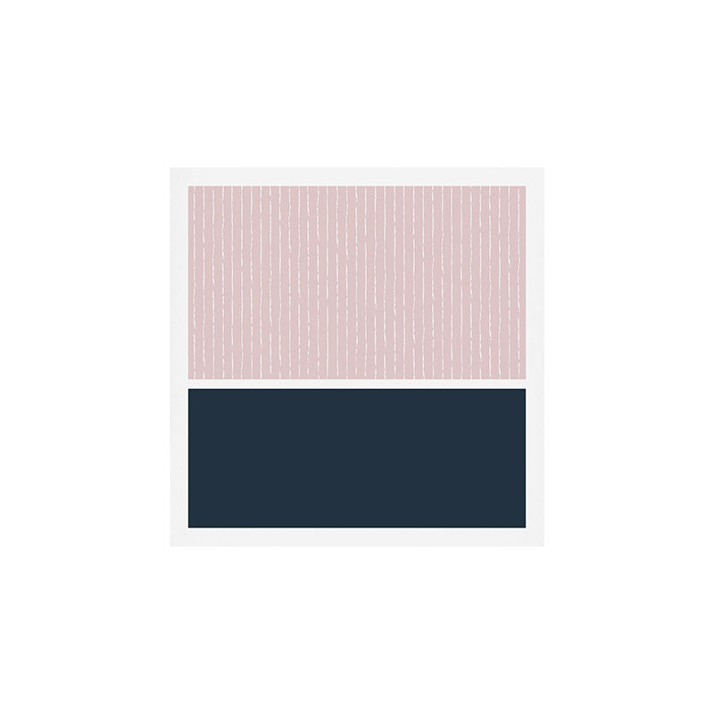 Pink & Navy Art Print Gallery Image 1
