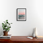 Pink Ocean Framed Art Print Gallery Image 2