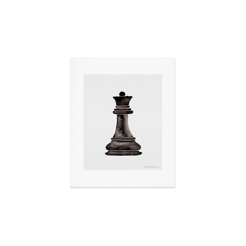 Queen (watercolor painting) Art Print Gallery Image 1