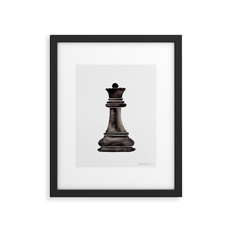 Queen (watercolor painting) Framed Art Print Gallery Image 5