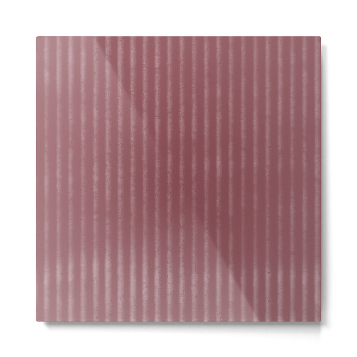 Ribbed (Berry) Metal Print Gallery Image 1