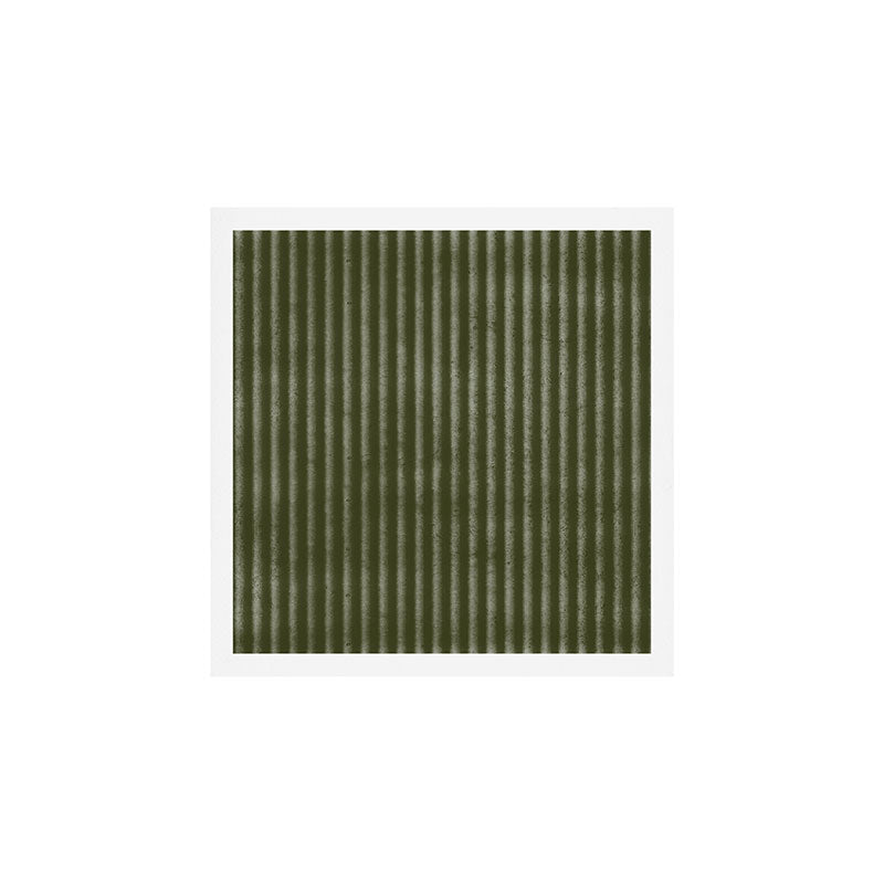 Ribbed (Olive Green) Art Print Gallery Image 1