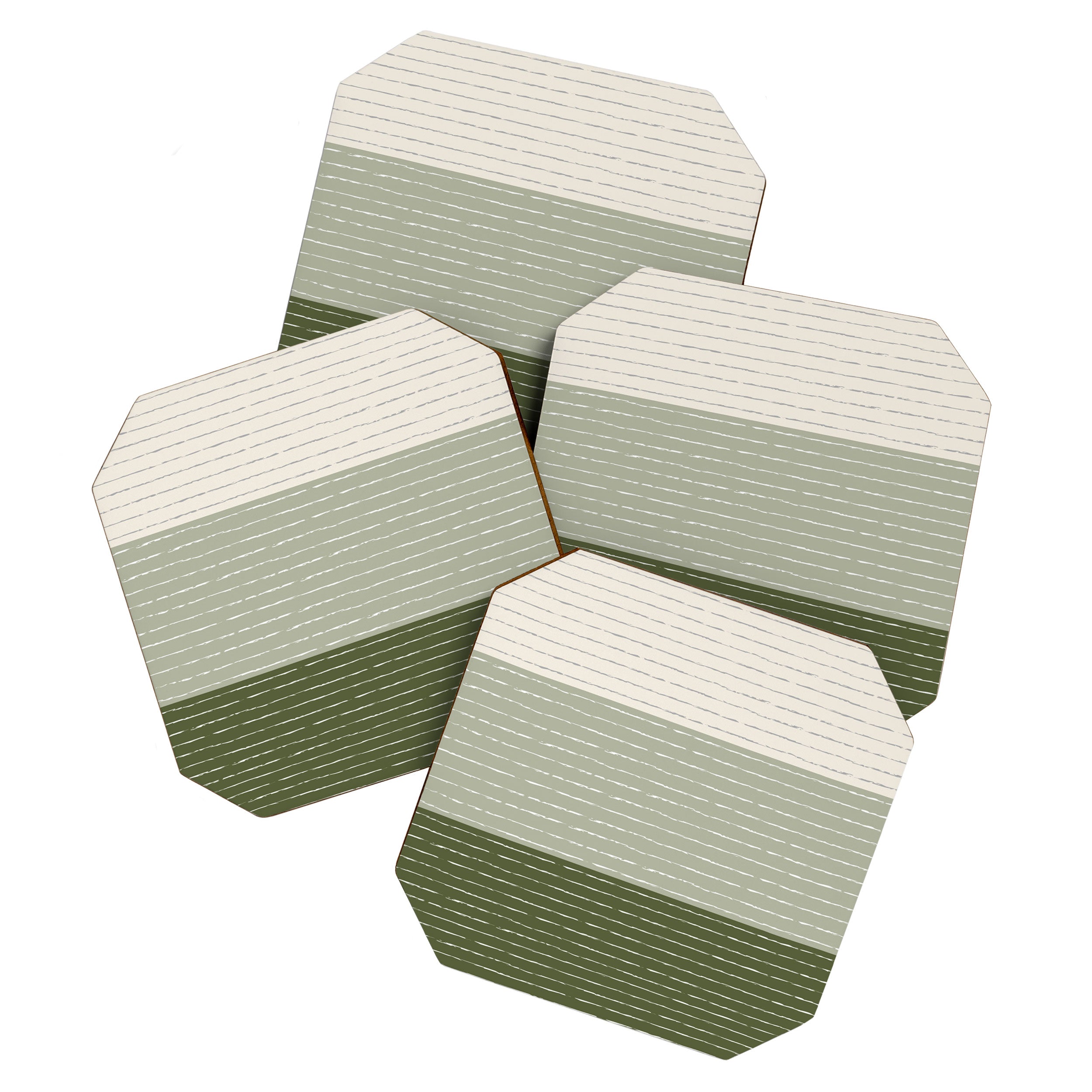 Sage Beige (Lined) Coaster Gallery Image 1