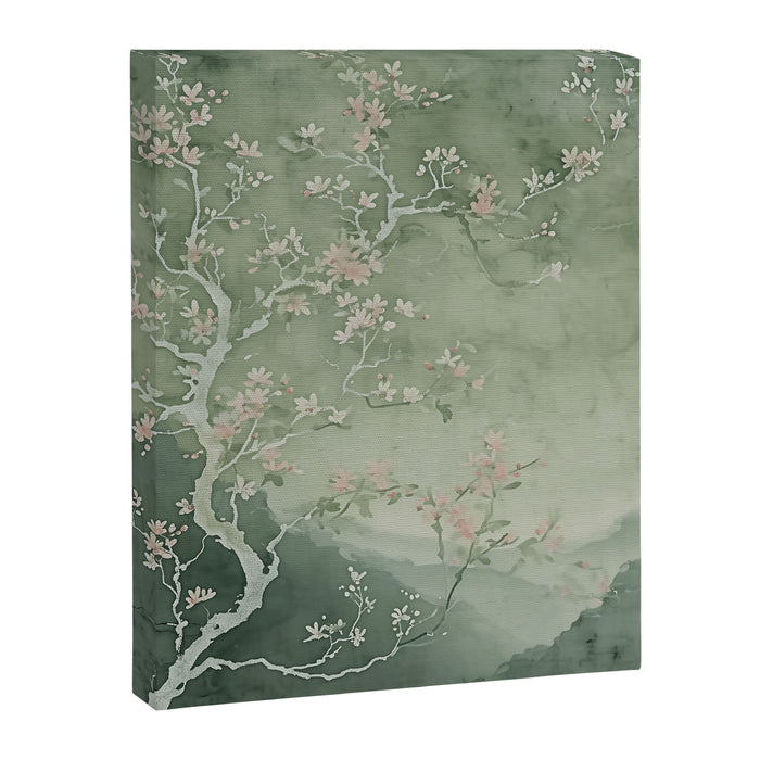 Sage Cherry Canvas Print Gallery Image 1