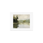 Sage Forest Lake Art Print Gallery Image 1