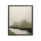 Sage Landscape IV Framed Canvas Print Gallery Image 6