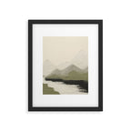 Sage Landscape IV Framed Art Print Gallery Image 5