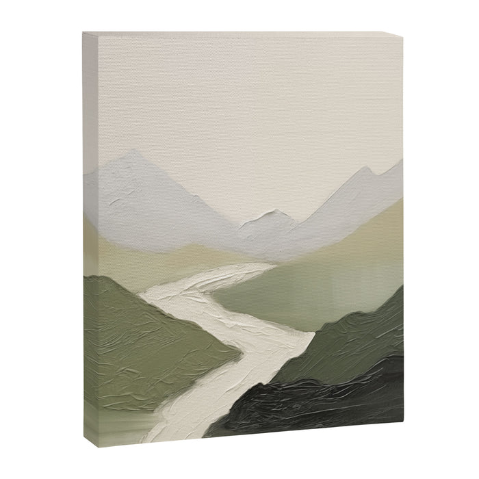 Sage Landscape Painting I Canvas Print Gallery Image 1