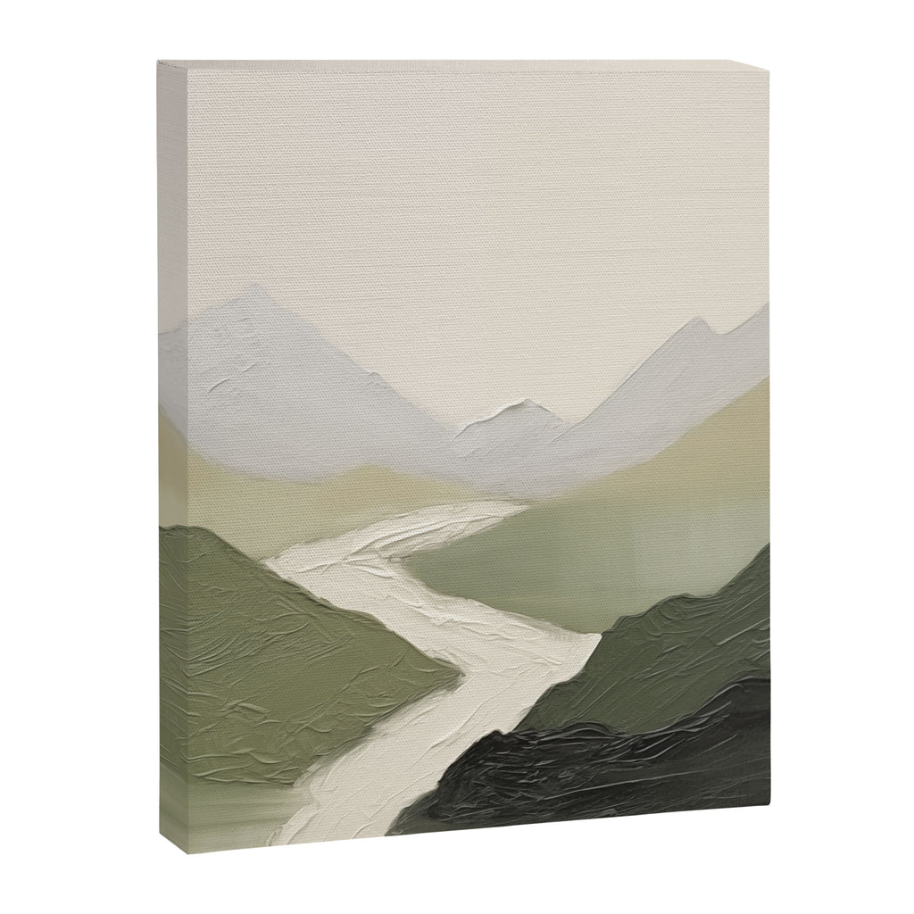 Sage Landscape Painting I Canvas Print Gallery Image 6