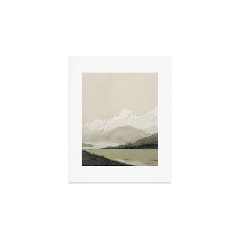 Sage Landscape Painting II Art Print Gallery Image 1