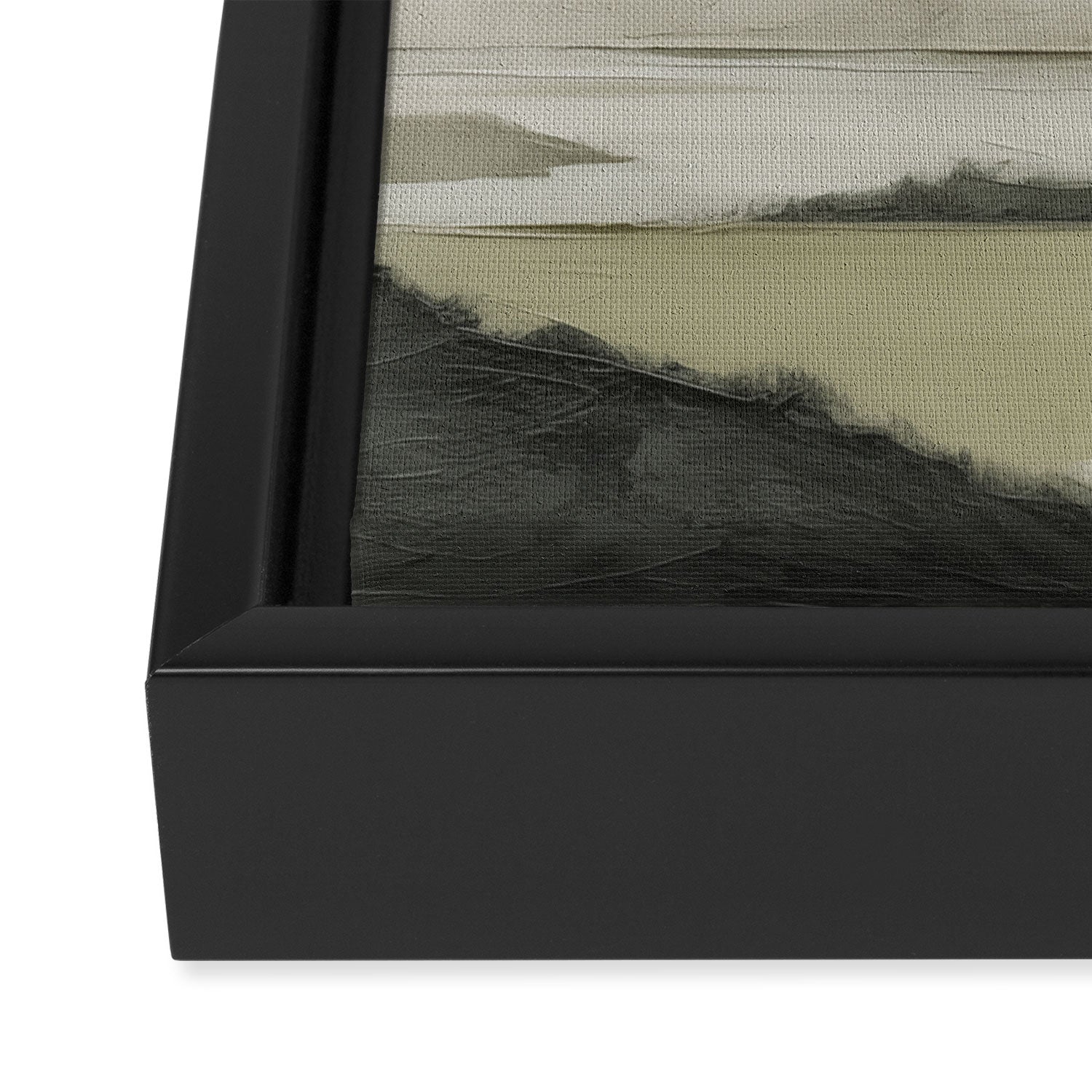 Sage Landscape Painting II Framed Canvas Print Gallery Image 3