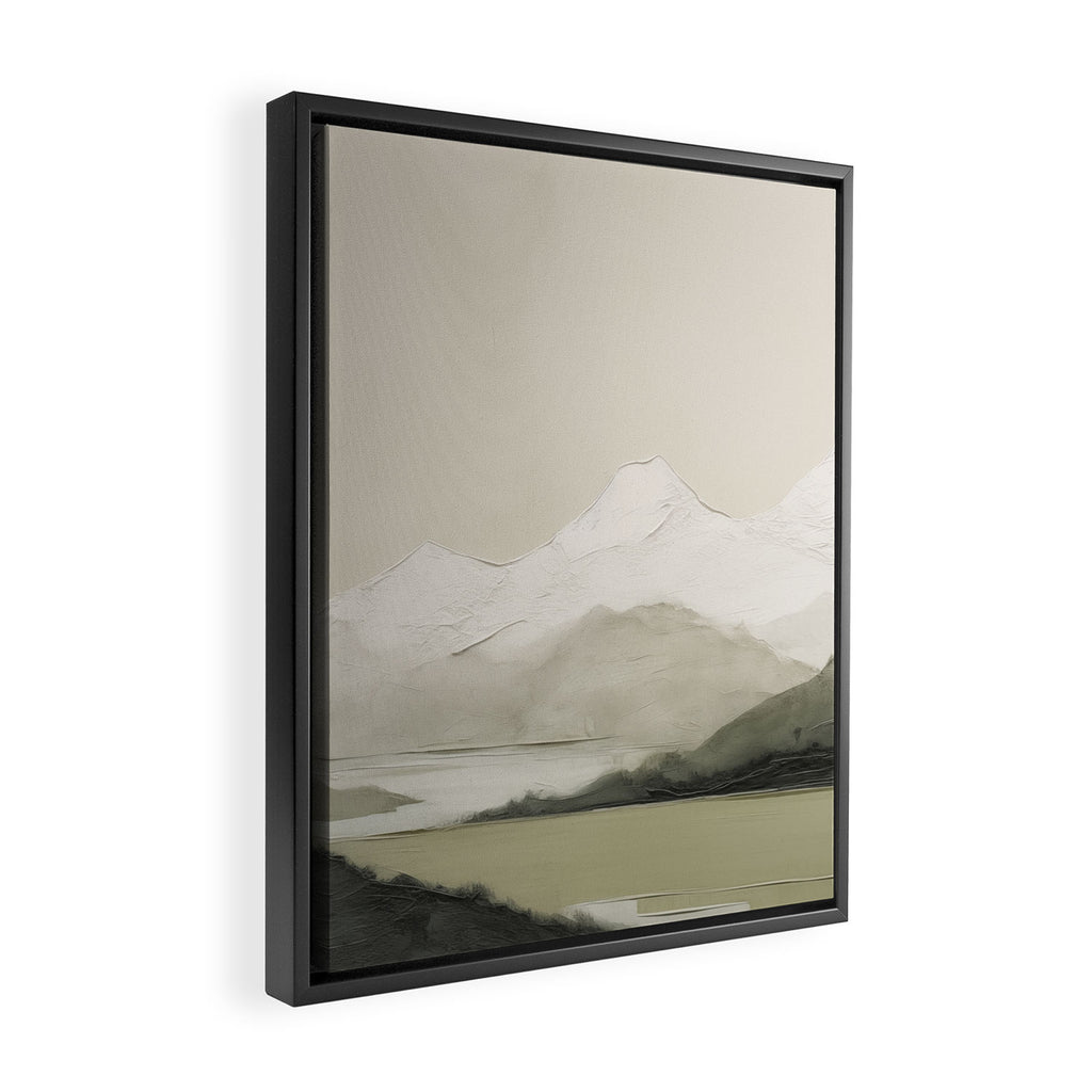 Sage Landscape Painting II Framed Canvas Print Gallery Image 2