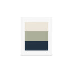 Sage Navy Art Print Gallery Image 1