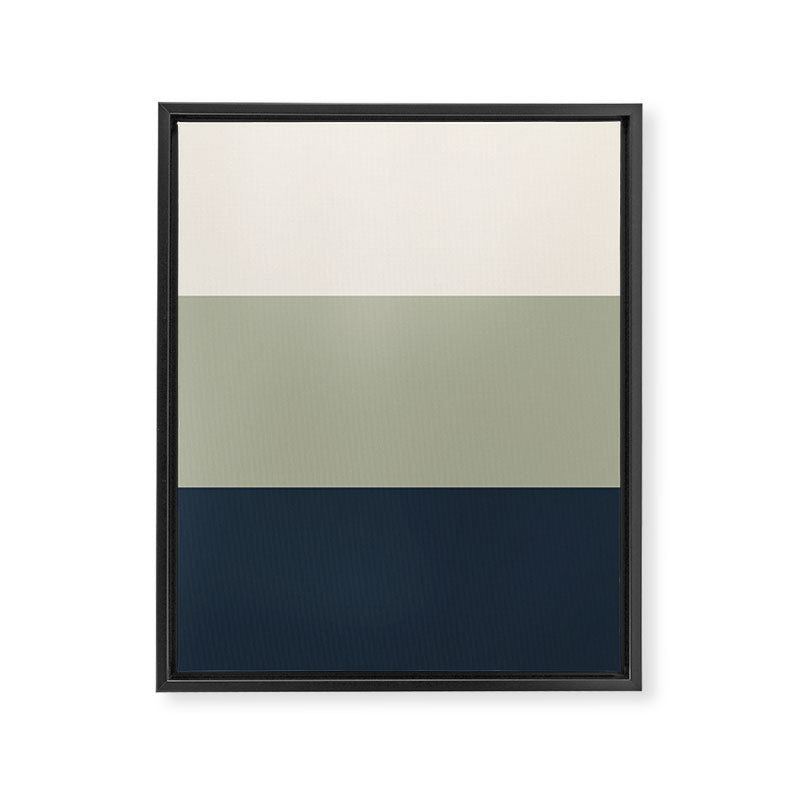 Sage Navy Framed Canvas Print Gallery Image 8