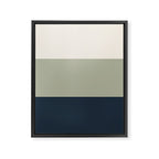 Sage Navy Framed Canvas Print Gallery Image 8