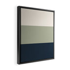 Sage Navy Framed Canvas Print Gallery Image 2