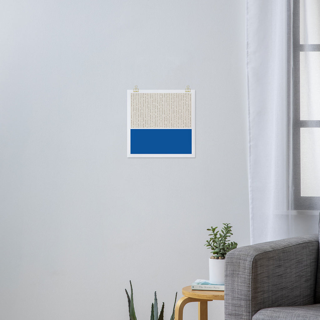 Sand Blue Art Print Gallery Image 3