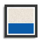 Sand Blue Framed Art Print Gallery Image 1