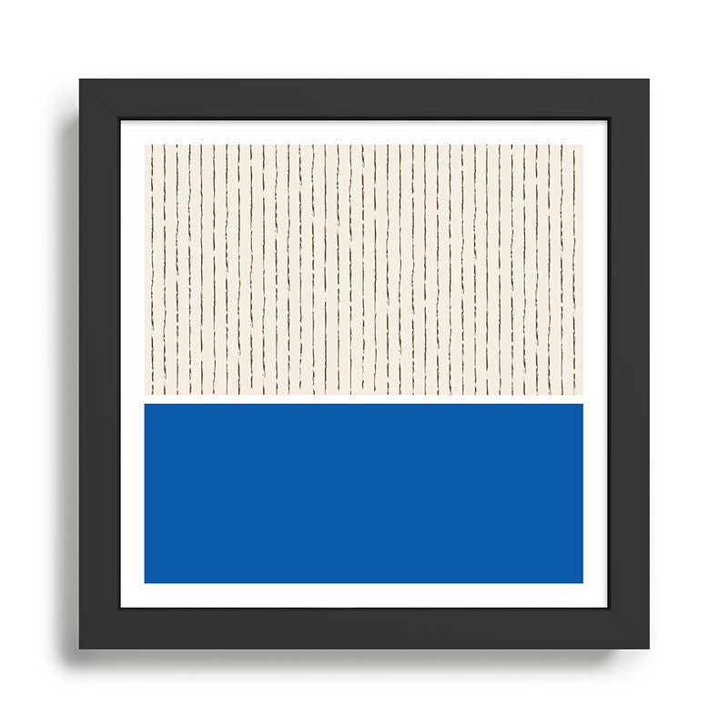 Sand Blue Framed Art Print Gallery Image 1