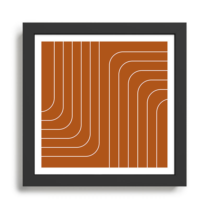 Searching (Rust) Framed Art Print Gallery Image 1