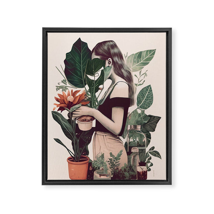 secret garden Framed Canvas Print Gallery Image 1