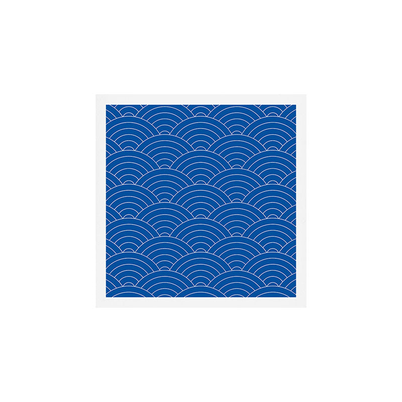 Seigaiha (Sapphire Blue) Art Print Gallery Image 1
