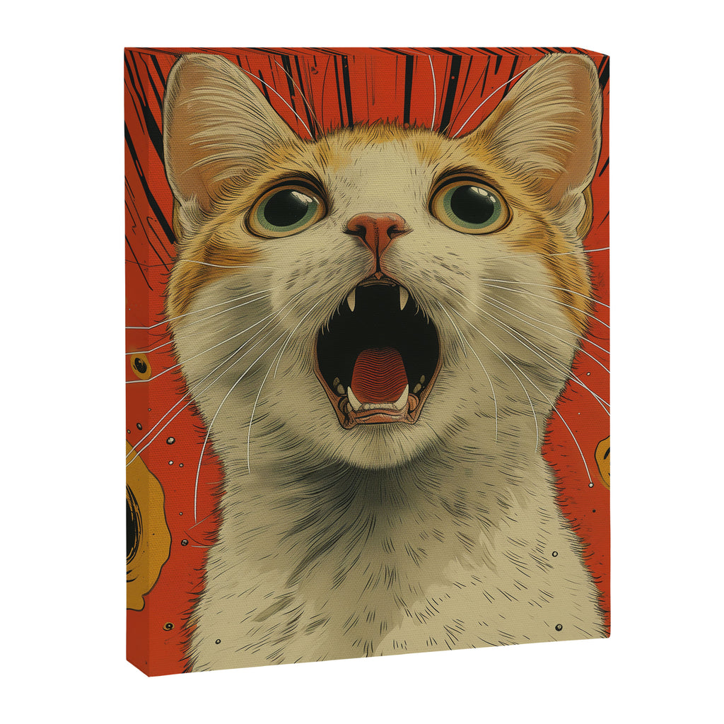 Shocked Cat I Canvas Print Gallery Image 8