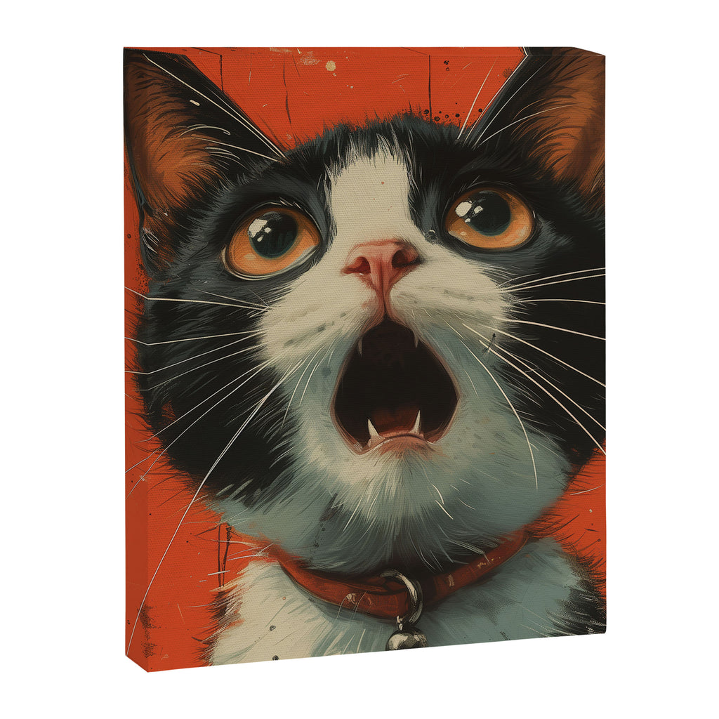 Shocked Cat II Canvas Print Gallery Image 8