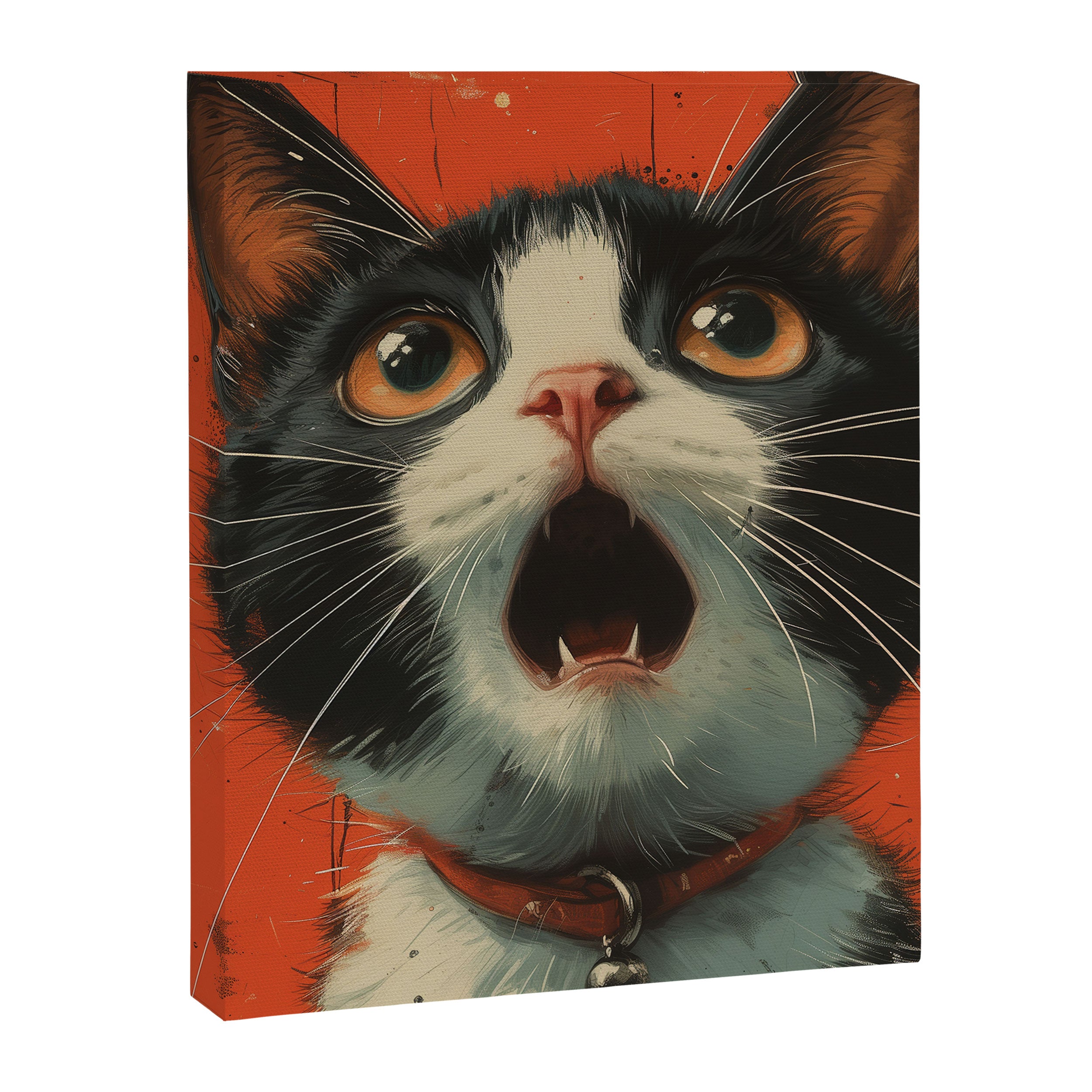 Shocked Cat II Canvas Print Gallery Image 8