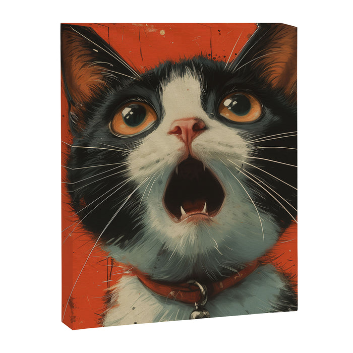 Shocked Cat II Canvas Print Gallery Image 1