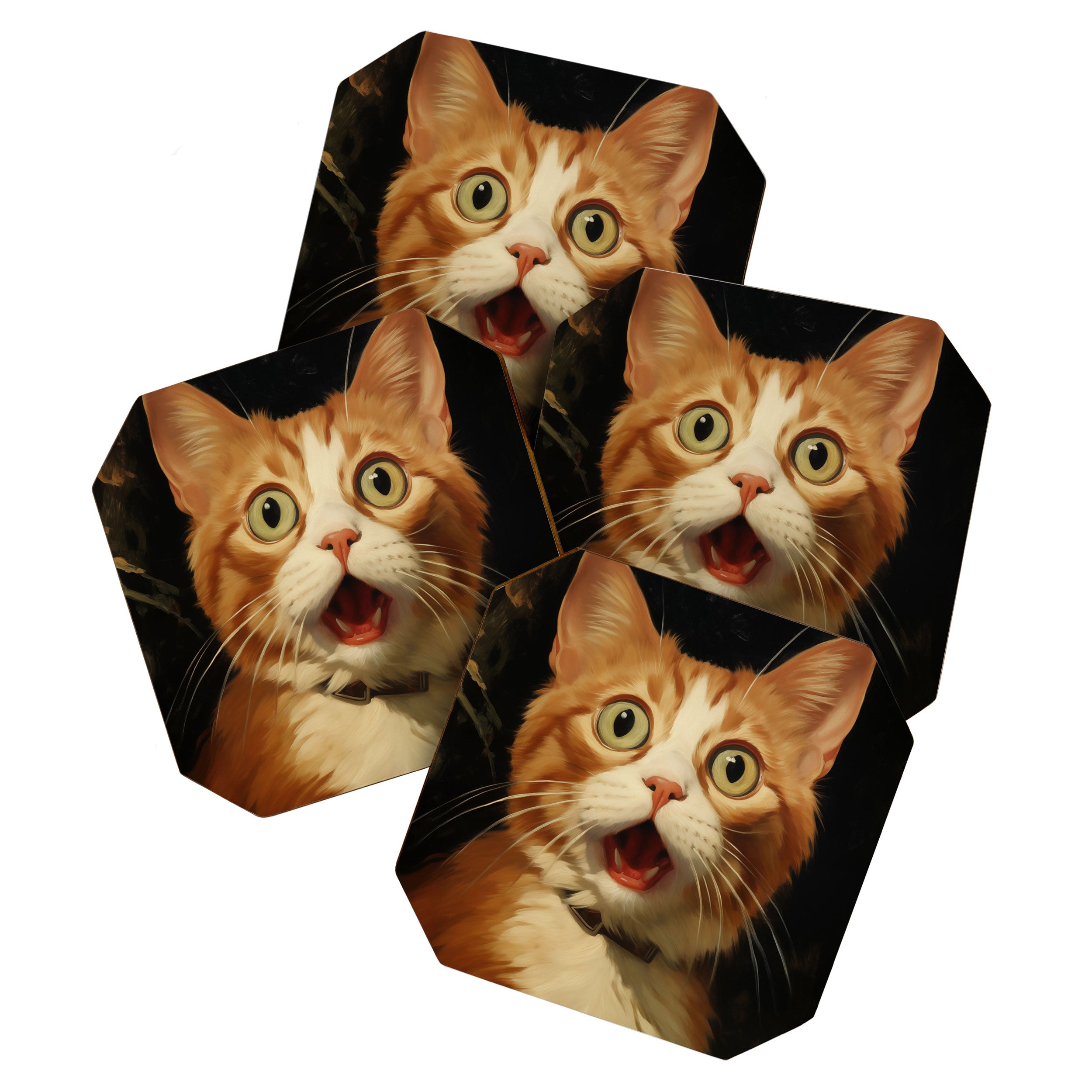 Shocked Cat IV Coaster Gallery Image 1