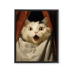 Shocked Cat V Framed Canvas Print Gallery Image 6