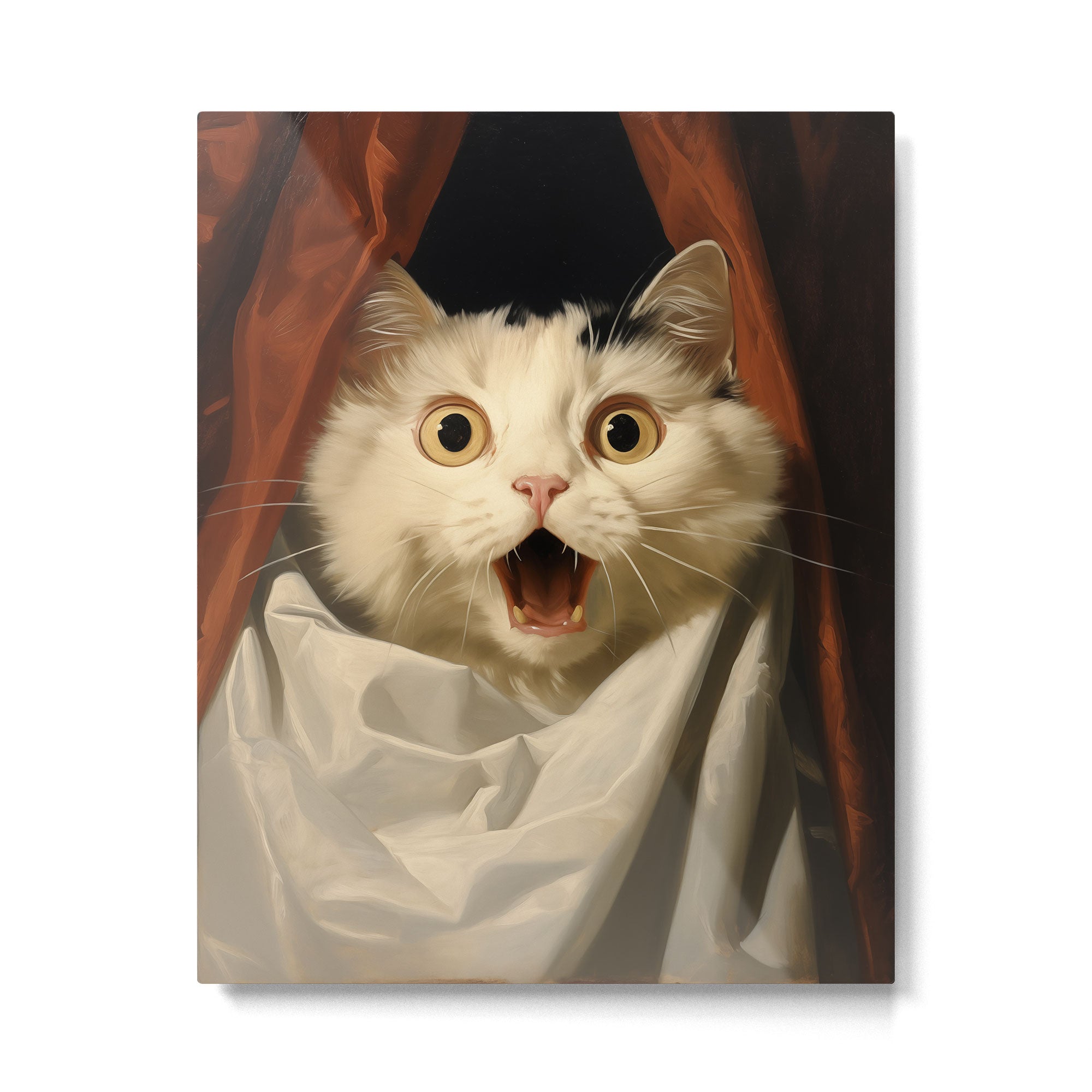 Shocked Cat V Metal Print Gallery Image 4
