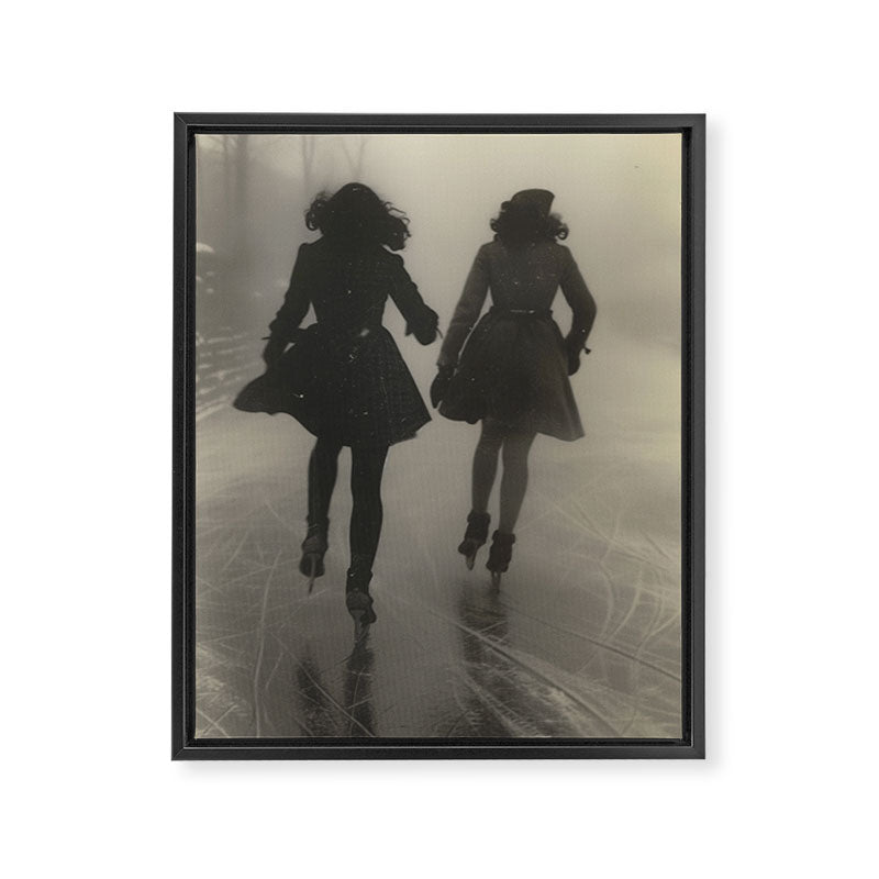 Skating Framed Canvas Print Gallery Image 6