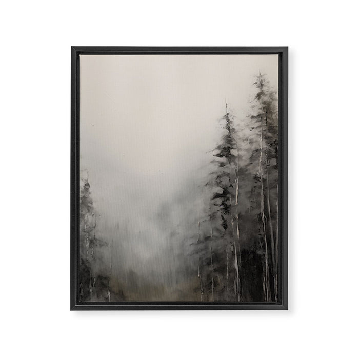 Snow Forest I Framed Canvas Print Gallery Image 1