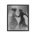 Snowfight Framed Canvas Print Gallery Image 6