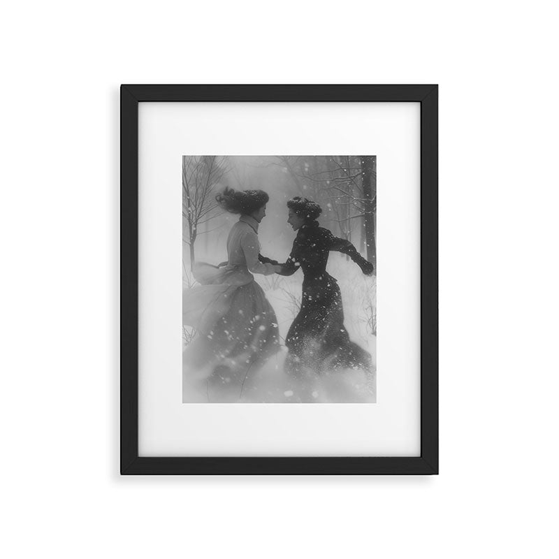 Snowfight Framed Art Print Gallery Image 4