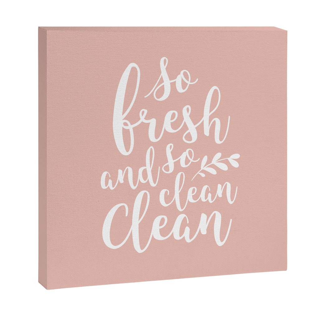 so fresh so clean clean (pink) Canvas Print Gallery Image 3