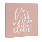 so fresh so clean clean (pink) Canvas Print Gallery Image 3