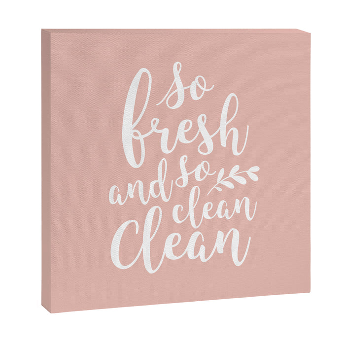 so fresh so clean clean (pink) Canvas Print Gallery Image 1