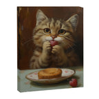 Strawberry Tart Cat Canvas Print Gallery Image 6