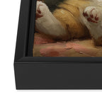 Tea Time Cat II Framed Canvas Print Gallery Image 3